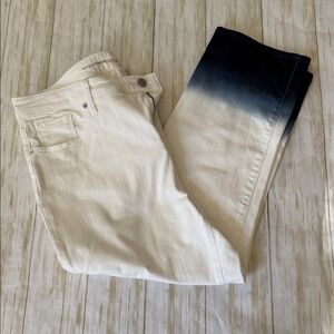 Chico's Gradient Black and White Womens Jeans